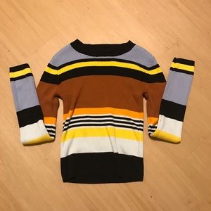 Urban Outfitters Striped Fitted Sweater